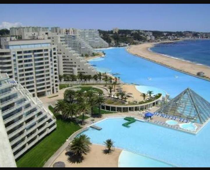 Ferienwohnung San Alfonso Del Mar-Precioso Departamento Y Vista Algarrobo Exterior foto