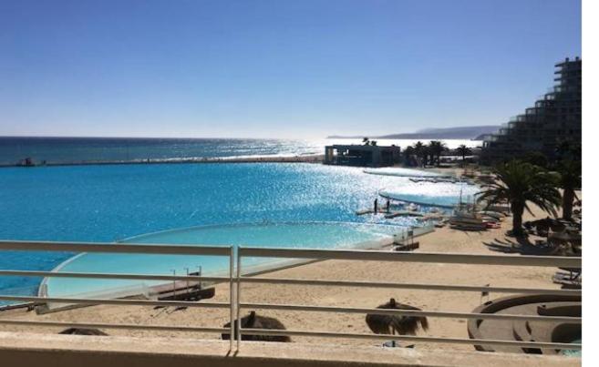 Ferienwohnung San Alfonso Del Mar-Precioso Departamento Y Vista Algarrobo Exterior foto